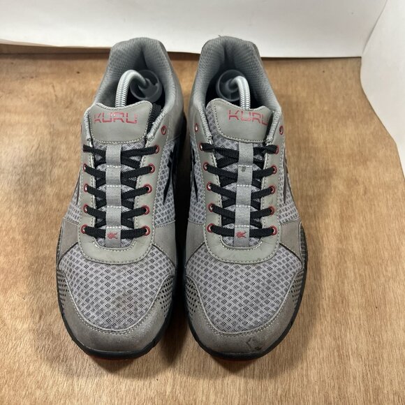 Kuru Quantum Men Size 11.5 Grey Walking Shoes Plantar Fasciitis Orthopedic Shoes